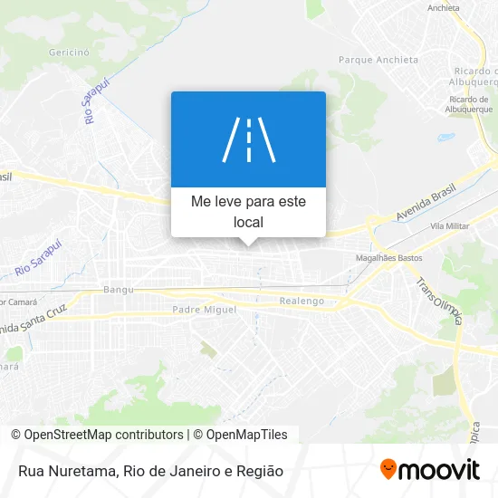Rua Nuretama mapa