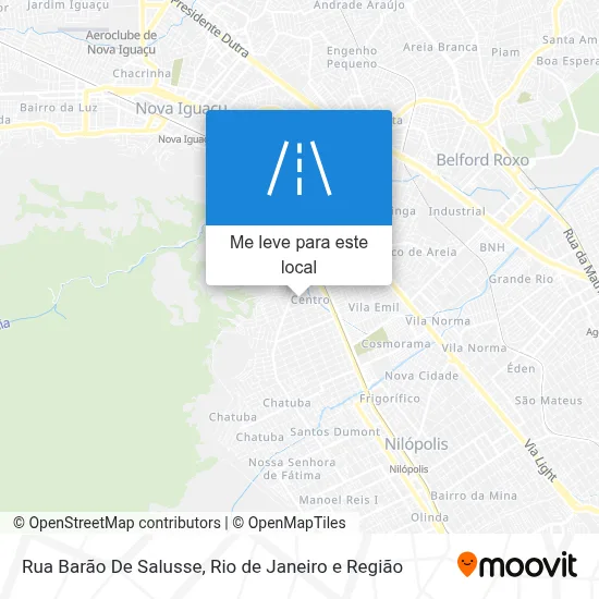 Rua Barão De Salusse mapa