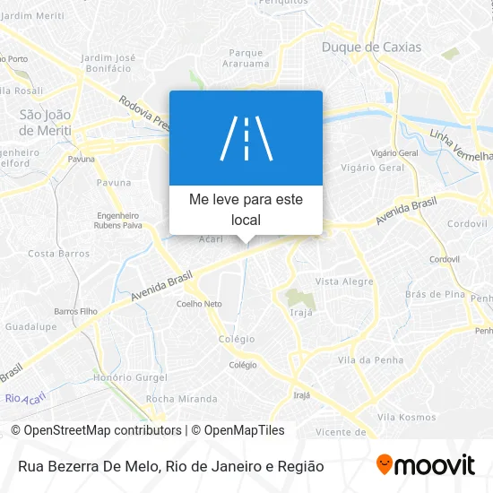 Rua Bezerra De Melo mapa