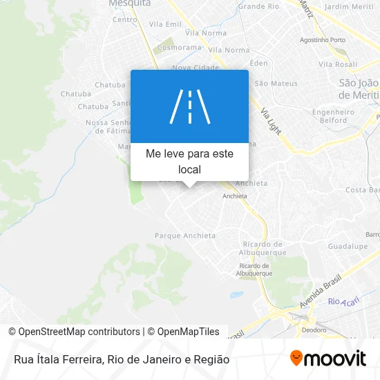 Rua Ítala Ferreira mapa