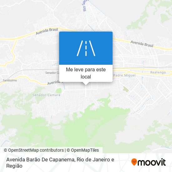 Avenida Barão De Capanema mapa