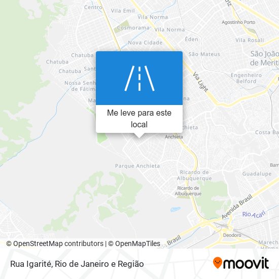 Rua Igarité mapa