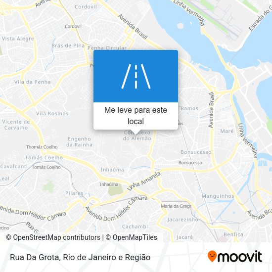 Rua Da Grota mapa
