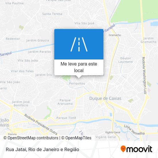 Rua Jatai mapa