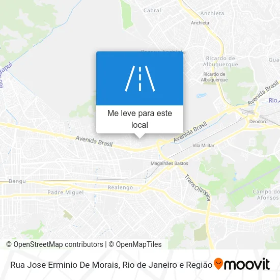 Rua Jose Erminio De Morais mapa