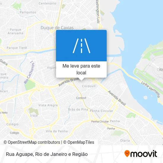 Rua Aguape mapa