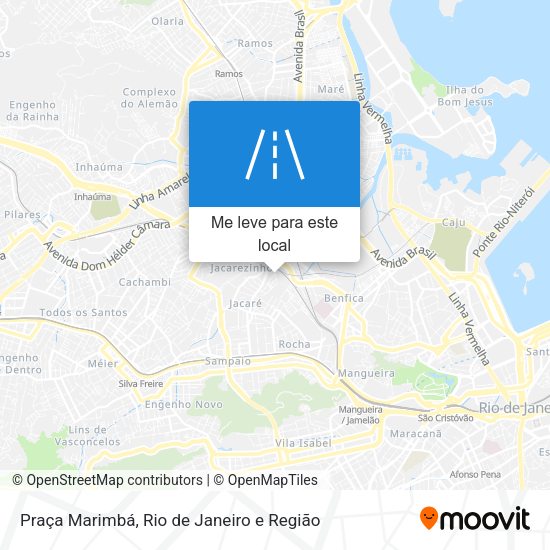 Praça Marimbá mapa