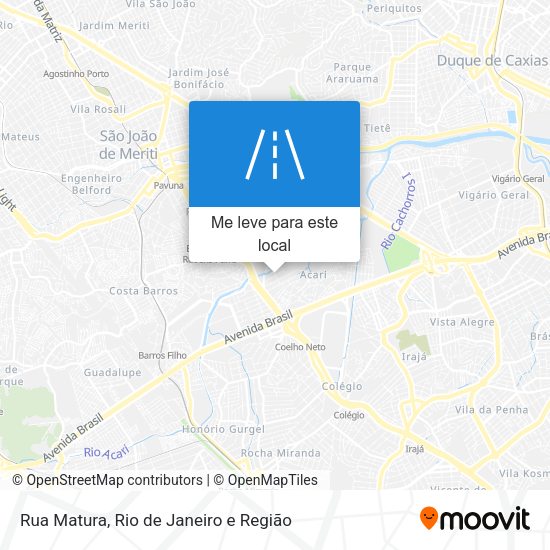 Rua Matura mapa
