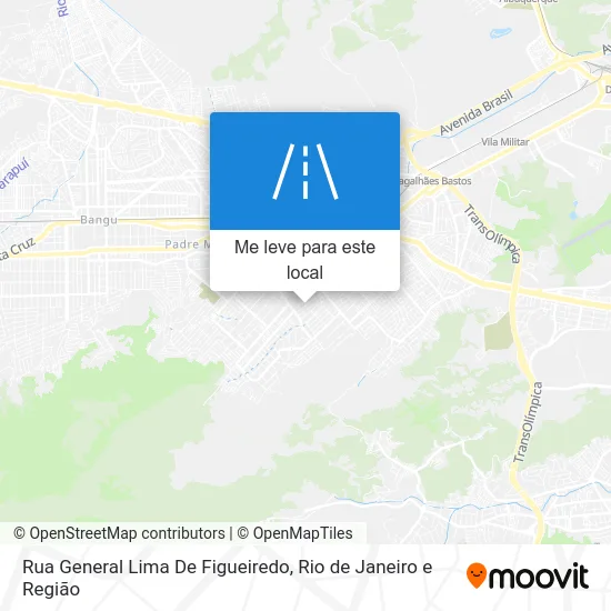 Rua General Lima De Figueiredo mapa