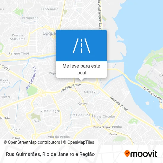 Rua Guimarāes mapa