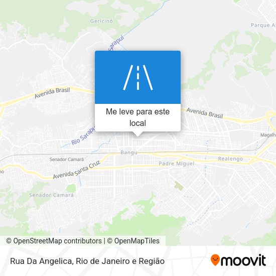 Rua Da Angelica mapa
