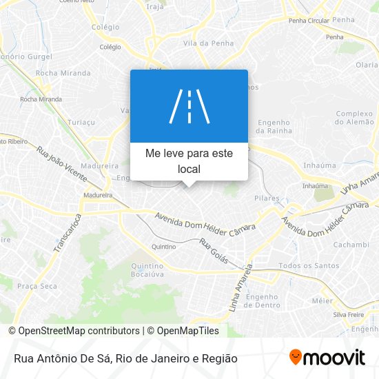 Rua Antônio De Sá mapa