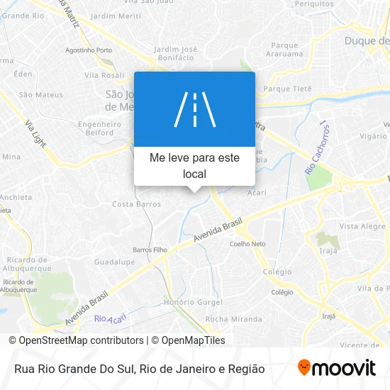 Rua Rio Grande Do Sul mapa