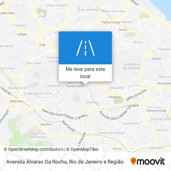 Avenida Álvares Da Rocha mapa