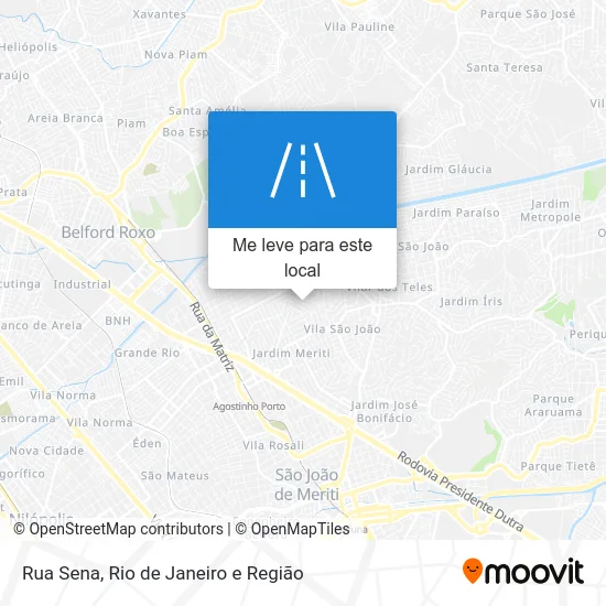 Rua Sena mapa