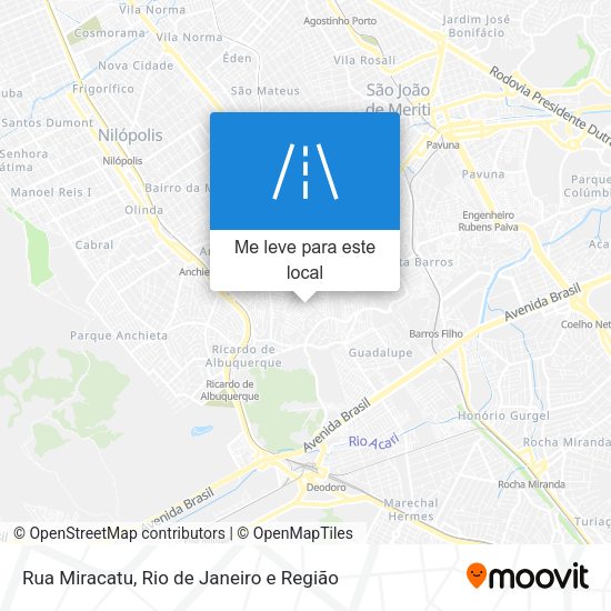Rua Miracatu mapa