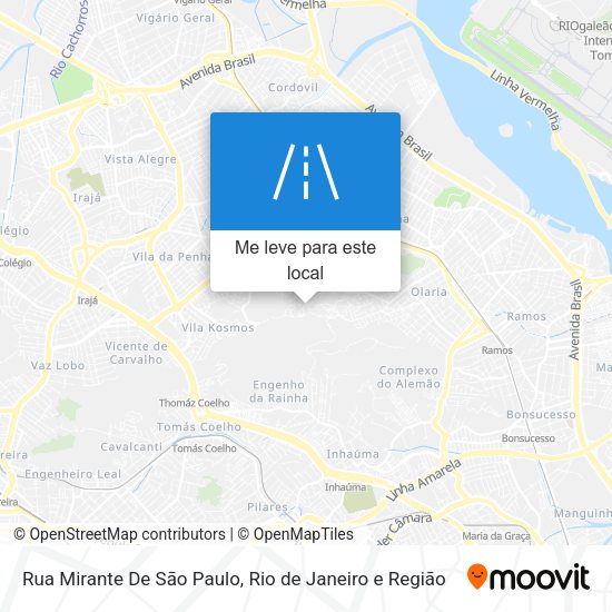 Rua Mirante De Sāo Paulo mapa