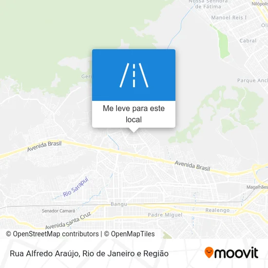 Rua Alfredo Araújo mapa