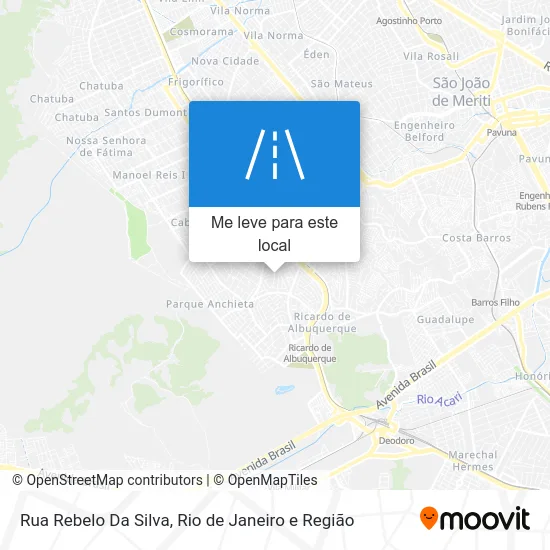 Rua Rebelo Da Silva mapa