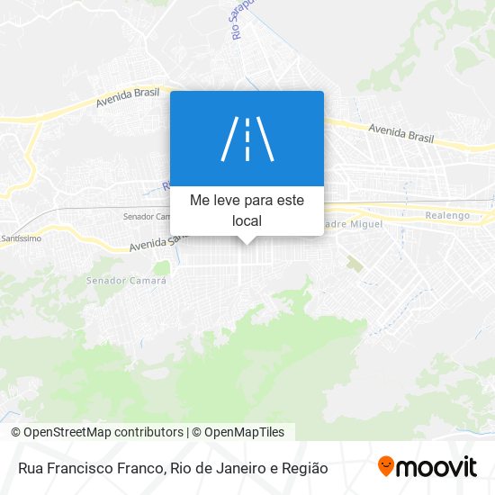 Rua Francisco Franco mapa