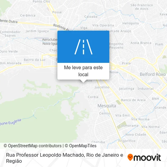 Rua Professor Leopoldo Machado mapa