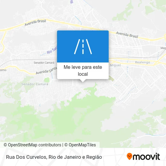 Rua Dos Curvelos mapa