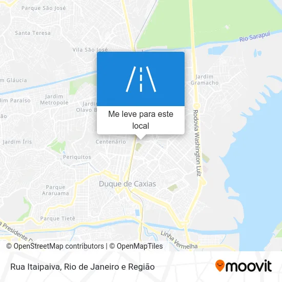 Rua Itaipaiva mapa