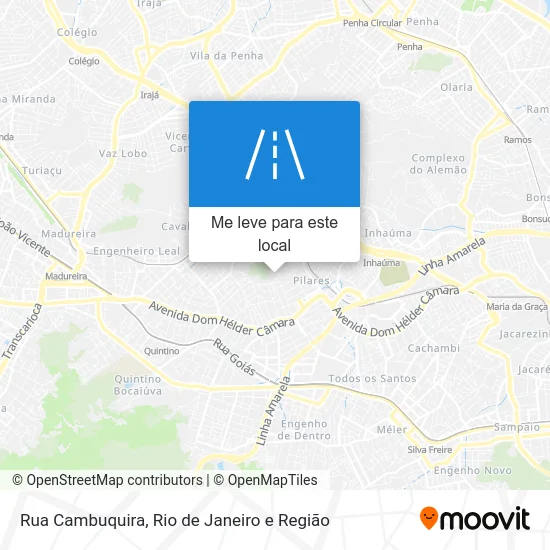 Rua Cambuquira mapa