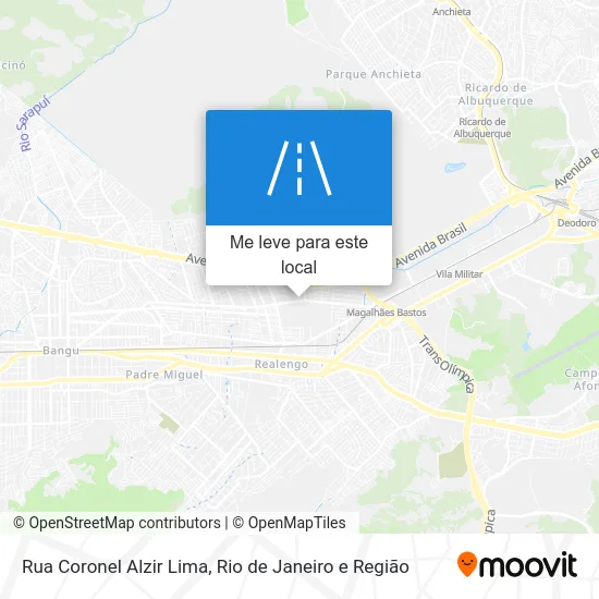 Rua Coronel Alzir Lima mapa