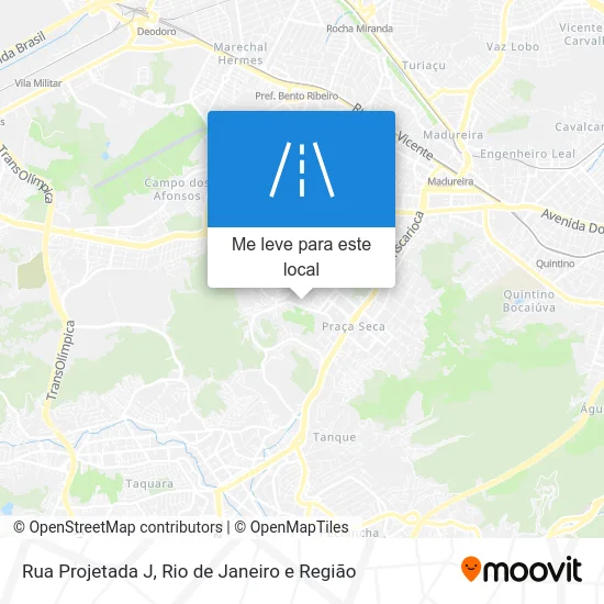 Rua Projetada J mapa