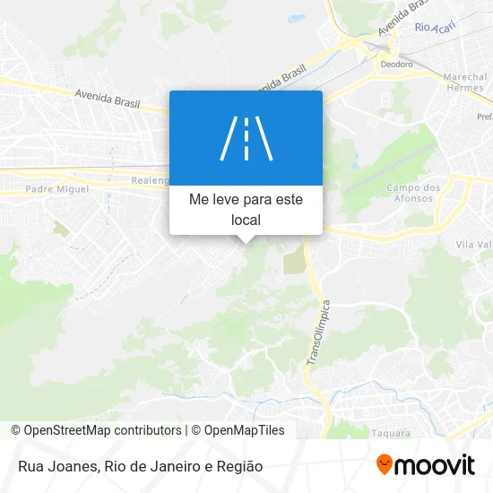 Rua Joanes mapa