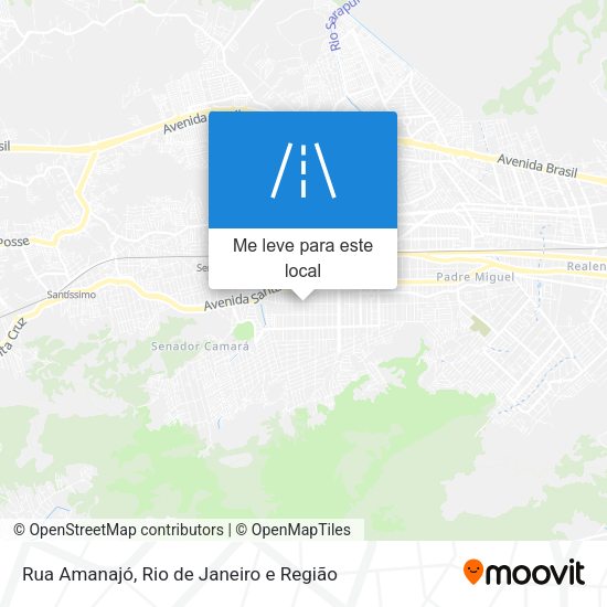 Rua Amanajó mapa