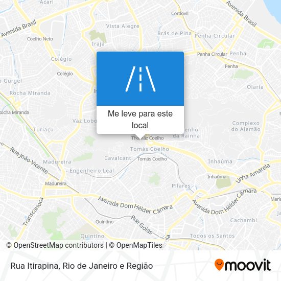 Rua Itirapina mapa