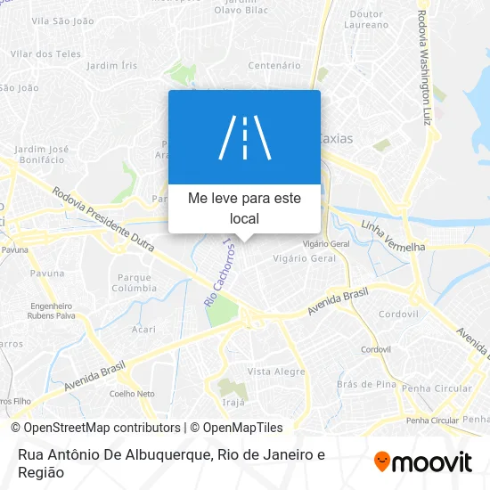 Rua Antônio De Albuquerque mapa