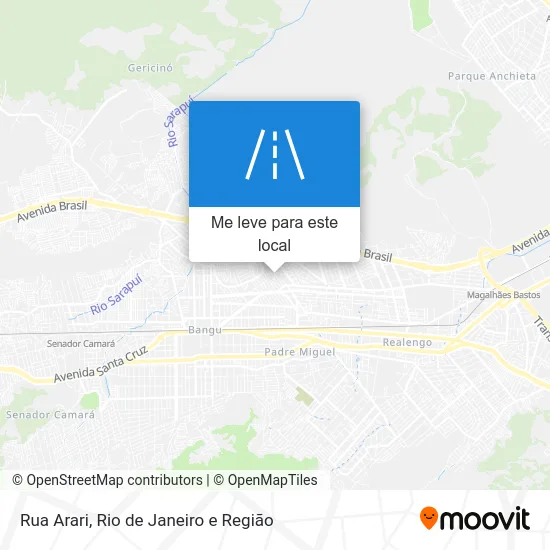 Rua Arari mapa