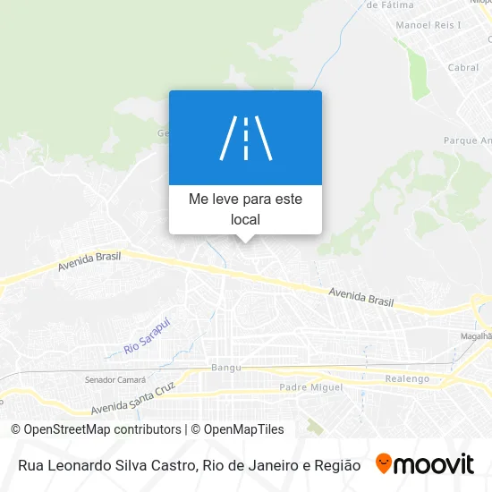 Rua Leonardo Silva Castro mapa