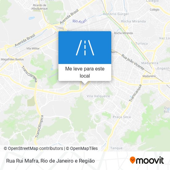 Rua Rui Mafra mapa