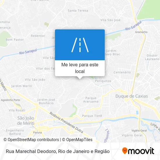 Rua Marechal Deodoro mapa