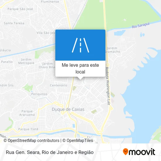 Rua Gen. Seara mapa