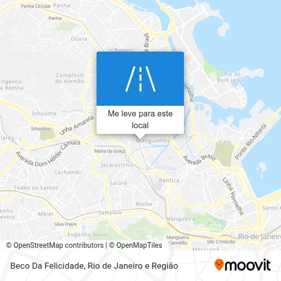 Beco Da Felicidade mapa