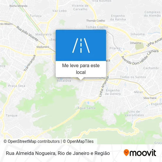 Rua Almeida Nogueira mapa