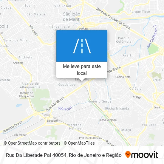 Rua Da Liberade Pal 40054 mapa