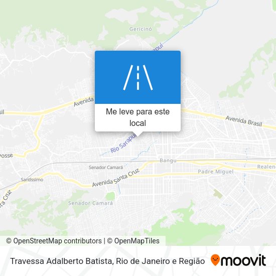 Travessa Adalberto Batista mapa