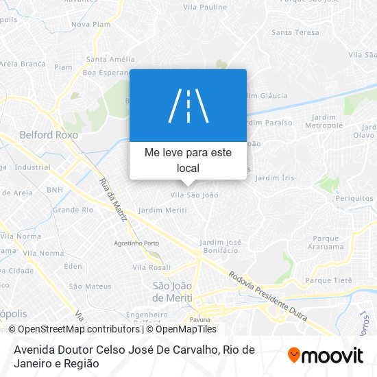 Avenida Doutor Celso José De Carvalho mapa