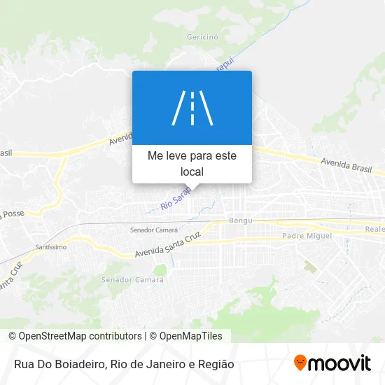 Rua Do Boiadeiro mapa