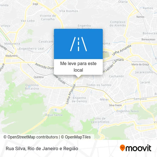 Rua Silva mapa