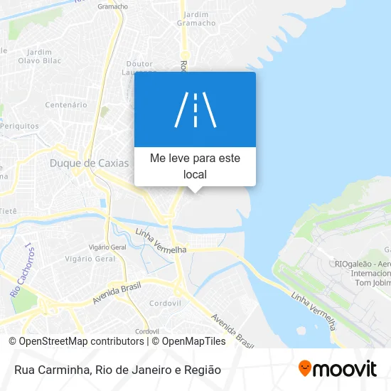 Rua Carminha mapa