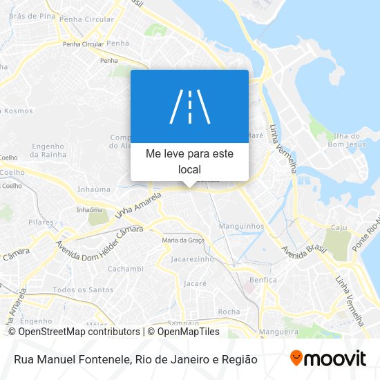 Rua Manuel Fontenele mapa