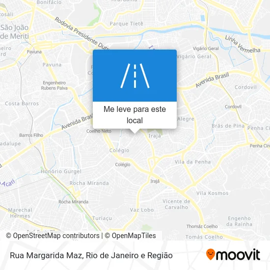 Rua Margarida Maz mapa