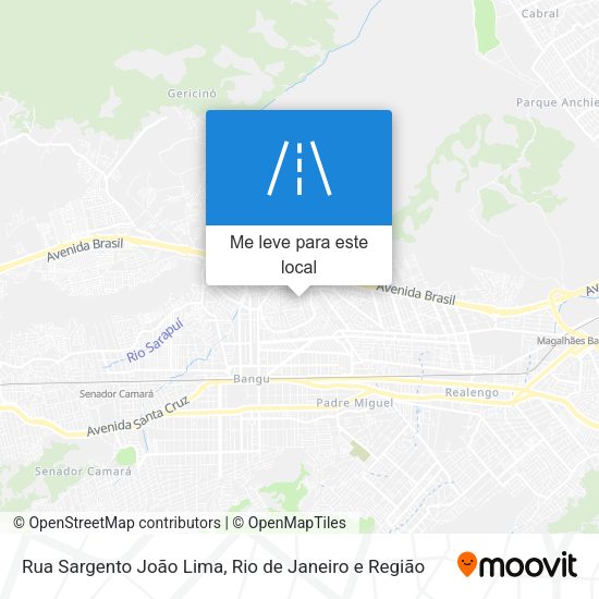 Rua Sargento João Lima mapa